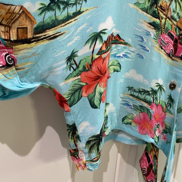 Harlow cropped blouse with ties - Picture 6 of 6